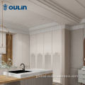 Lacquer Finish Cabinets Luxury European design lacquer kitchen cabinets with island Supplier